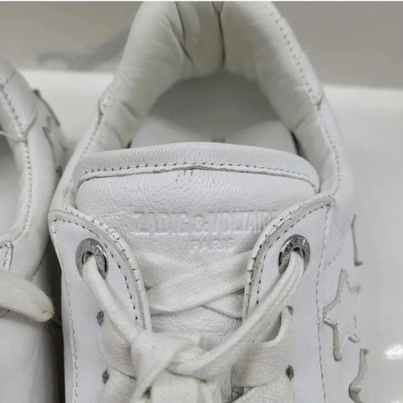 Zadig & Voltaire Stars Leather Sneakers - Picture 15 of 16